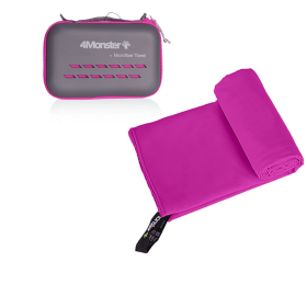 Camping Towels Super Absorbent; Fast Drying Microfiber Travel Towel; Ultra Soft Compact Gym Towel ; Sport Towel (Color: Purplish red, size: XS 30x50cm)