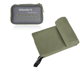 Camping Towels Super Absorbent; Fast Drying Microfiber Travel Towel; Ultra Soft Compact Gym Towel ; Sport Towel (Color: Army Green, size: M 50x100cm)